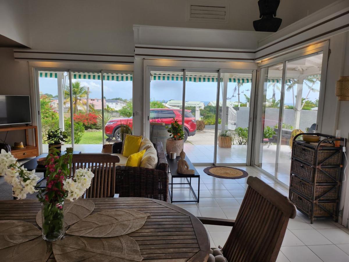 Villa 6-10 Pers, Vue Mer, Piscine Privee, Plage A Pieds Le Gosier  Eksteriør billede