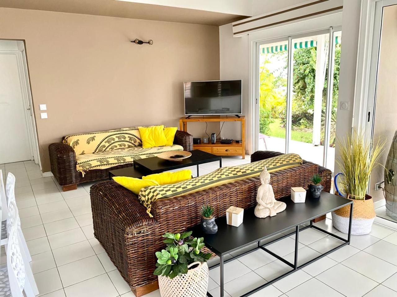 Villa 6-10 Pers, Vue Mer, Piscine Privee, Plage A Pieds Le Gosier  Eksteriør billede