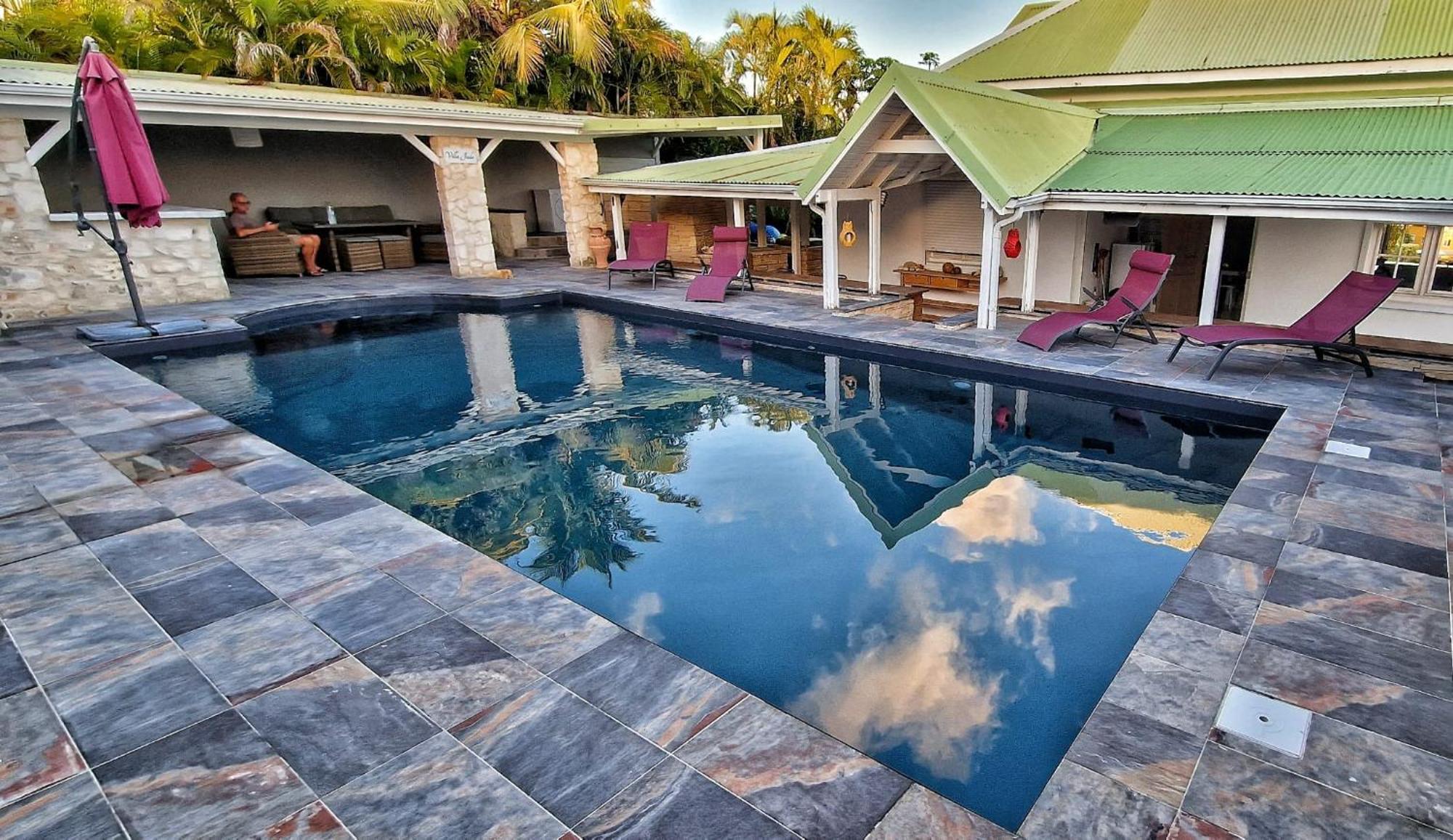 Villa 6-10 Pers, Vue Mer, Piscine Privee, Plage A Pieds Le Gosier  Eksteriør billede