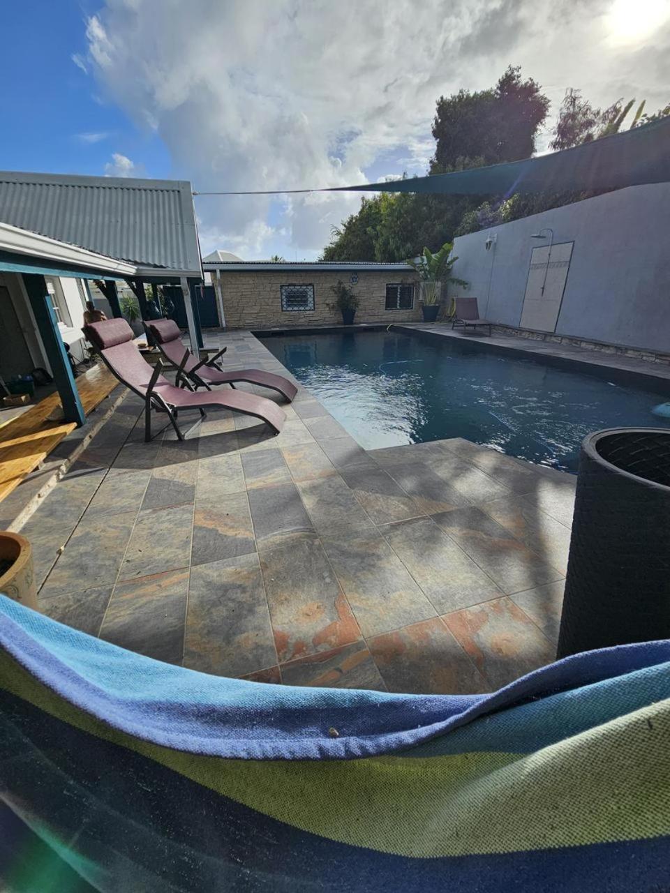 Villa 6-10 Pers, Vue Mer, Piscine Privee, Plage A Pieds Le Gosier  Eksteriør billede